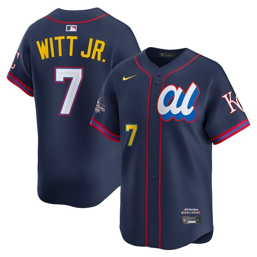 Bobby Witt Jr #7 American League 2025 All-Star Limited Jersey - Navy