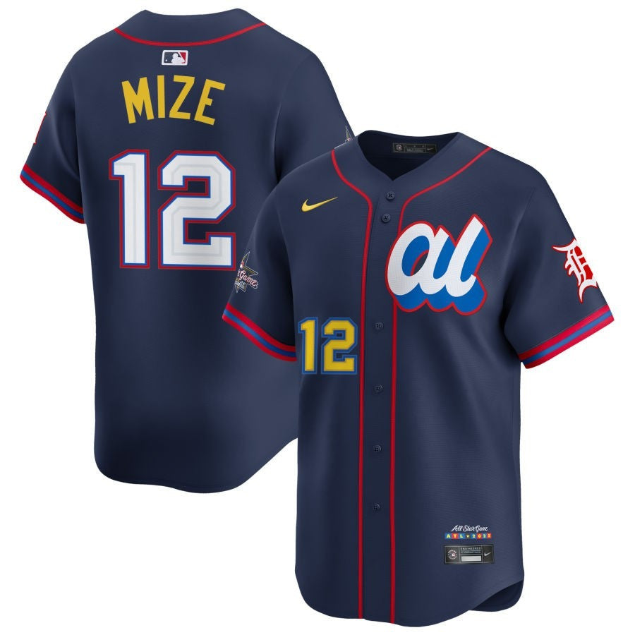 Casey Mize #12 American League 2025 All-Star Game Limited Jersey - Navy