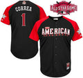 Carlos Correa #1 Houston Astros 2015 American League Star Game Player Jersey - Black