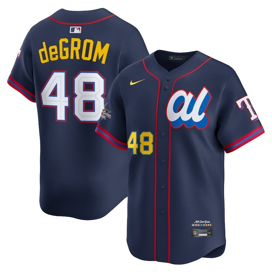 Jacob Degrom #48 American League 2025 All-Star Limited Jersey - Navy