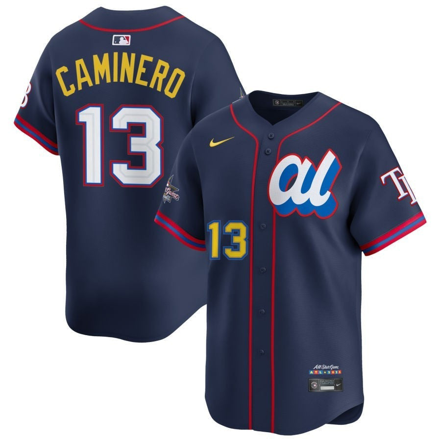 Junior Caminero #13 American League 2025 All-Star Limited Jersey - Navy