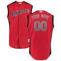 American League Majestic 2019 Star Game Workout Rednavy Custom Jersey