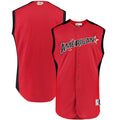 American League Majestic 2019 Star Game Workout Team Jersey - Red Navy