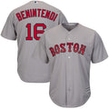 Andrew Benintendi Boston Red Sox Majestic Road Cool Base Limited Player Jersey - Gray