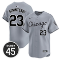 Andrew Benintendi #23 Chicago White Sox Bobby Jenks Road Limited Jersey - Gray