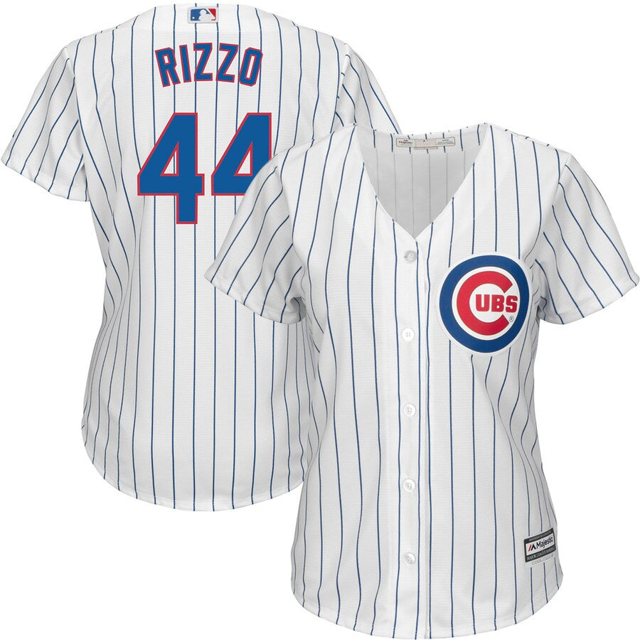 Anthony Rizzo #44 Chicago Cubs Majestic Womens Limited Cool Base Player Jersey - White