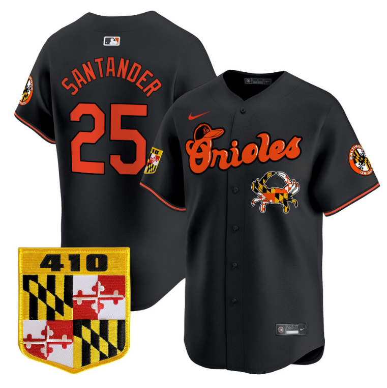 Anthony Santander #25 Baltimore Orioles Chesapeake Crab Patch Limit Limited Jersey