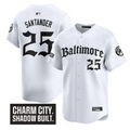 Anthony Santander #25 Baltimore Orioles Gothic Harbor Edition Limited Jersey - White