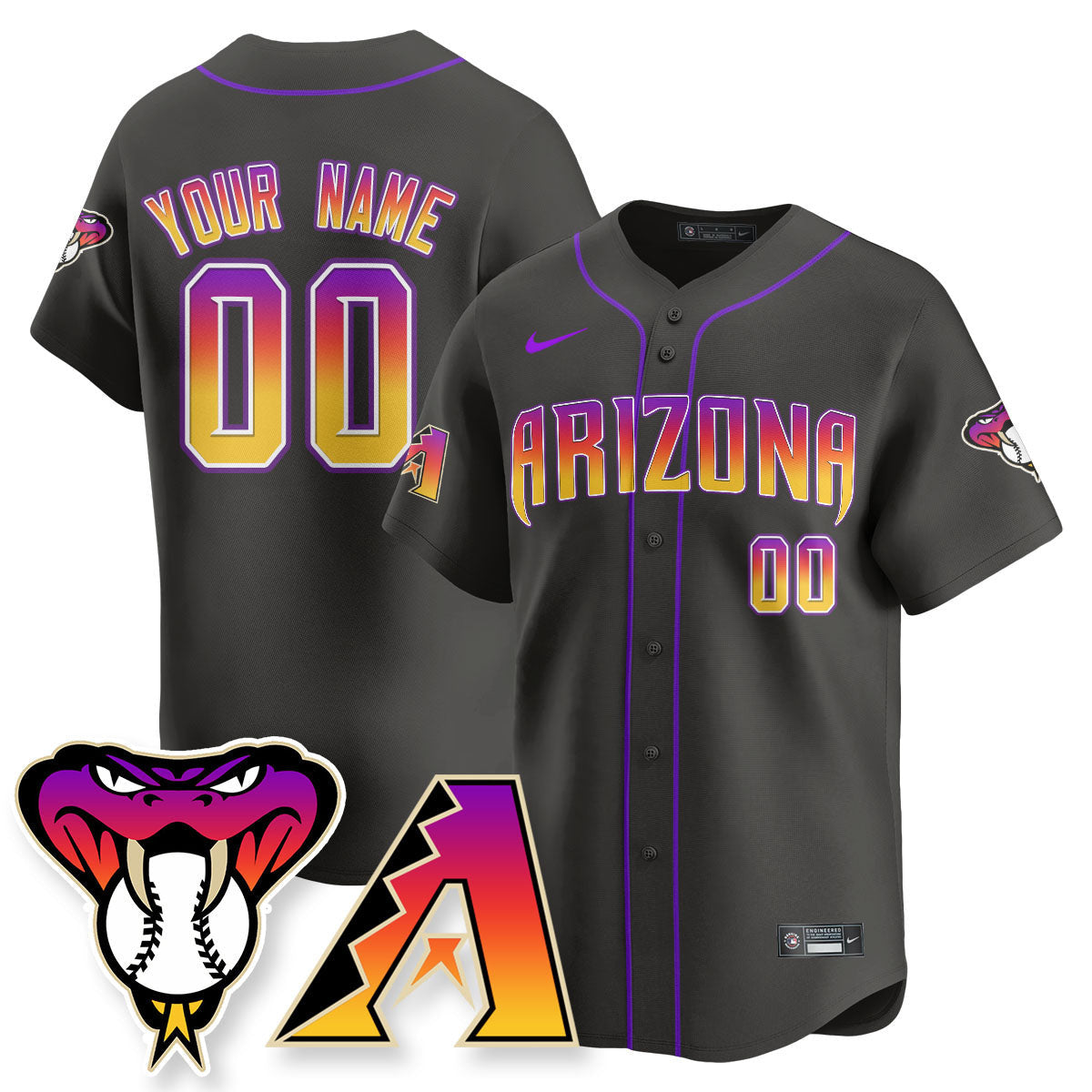 Arizona Diamondbacks 2025 City Connect Concept Limited Custom Jersey