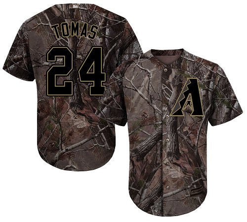Arizona Diamondbacks #24 Yasmany Tomas Realtree Limited Cool Base Jersey - Camo