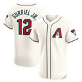 Lourdes Gurriel Jr. #12 Arizona Diamondbacks Home Elite St Player Jersey - White