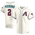 Geraldo Perdomo #2 Arizona Diamondbacks Alternate Limited Player Jersey - Cream
