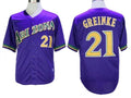 Zack Greinke #21 Arizona Diamondbacks Limited Throwback Jersey - Purple