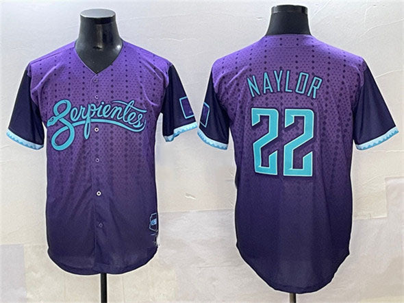 Josh Naylor #22 Arizona Diamondbacks 2025 City Connect Limited B Jersey - Purple
