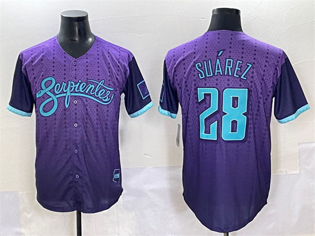 Eugenio Surez #28 Arizona Diamondbacks 2025 City Connect Limited Jersey - Purple