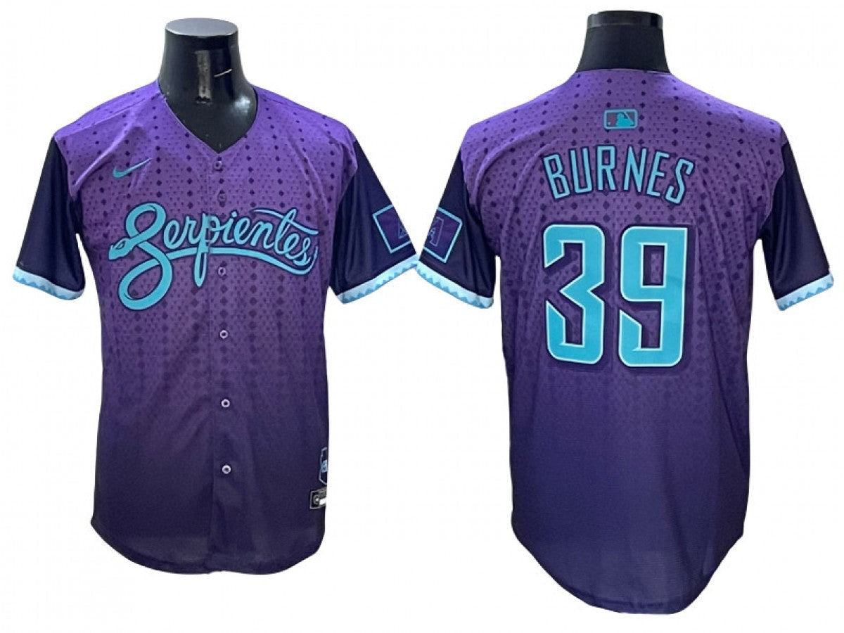 Corbin Burnes #39 Arizona Diamondbacks 2025 City Connect Limited Jersey - Purple