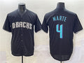 Ketel Marte #4 Arizona Diamondbacks Limited Baseball Jersey - Black
