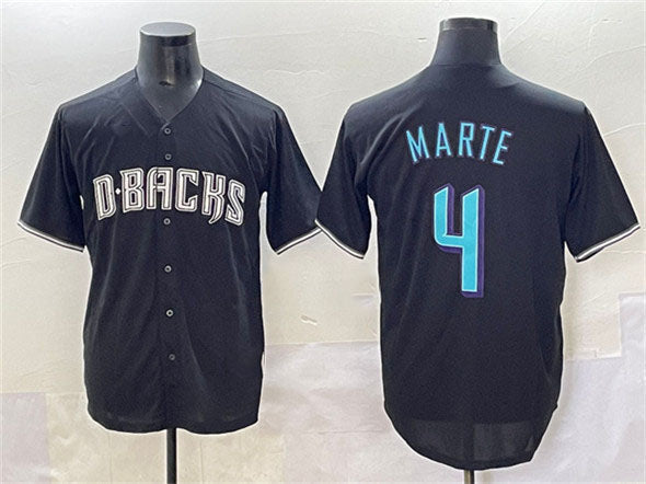 Ketel Marte #4 Arizona Diamondbacks Limited Baseball Jersey - Black