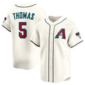 Alek Thomas #5 Arizona Diamondbacks Alternate Limited Stit Player Jersey - Cream