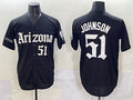 Randy Johnson #51 Arizona Diamondbacks 'Gothic Desert Fang Edition' Vapor Limited Jersey - Black