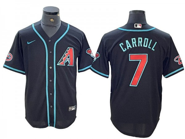 Corbin Carroll #7 Arizona Diamondbacks 2024 Limited Cool Base Jersey - Black
