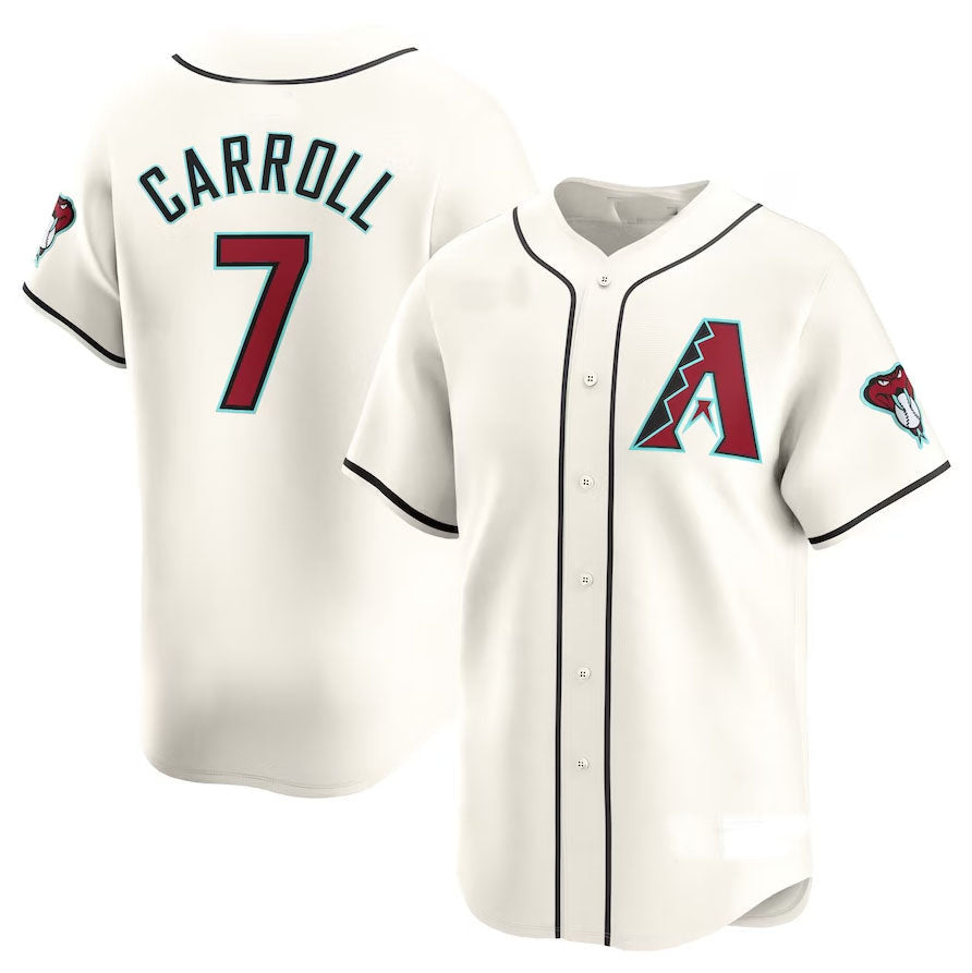 Corbin Carroll #7 Arizona Diamondbacks Home Limited Player Jersey - White