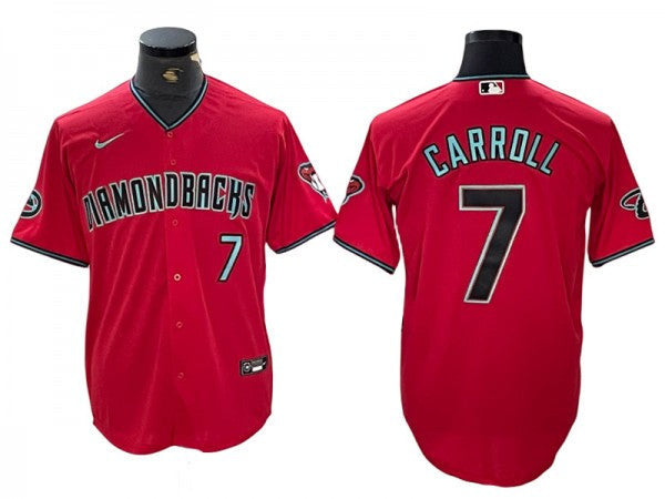 Corbin Carroll #7 Arizona Diamondbacks 2024 Limited Cool Base Jersey - Red