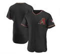 Arizona Diamondbacks Alternate Authentic Stitches Baseball J Team Jersey - Black