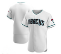 Arizona Diamondbacks Alternate Authentic Stitches Baseb Team Jersey - White Teal