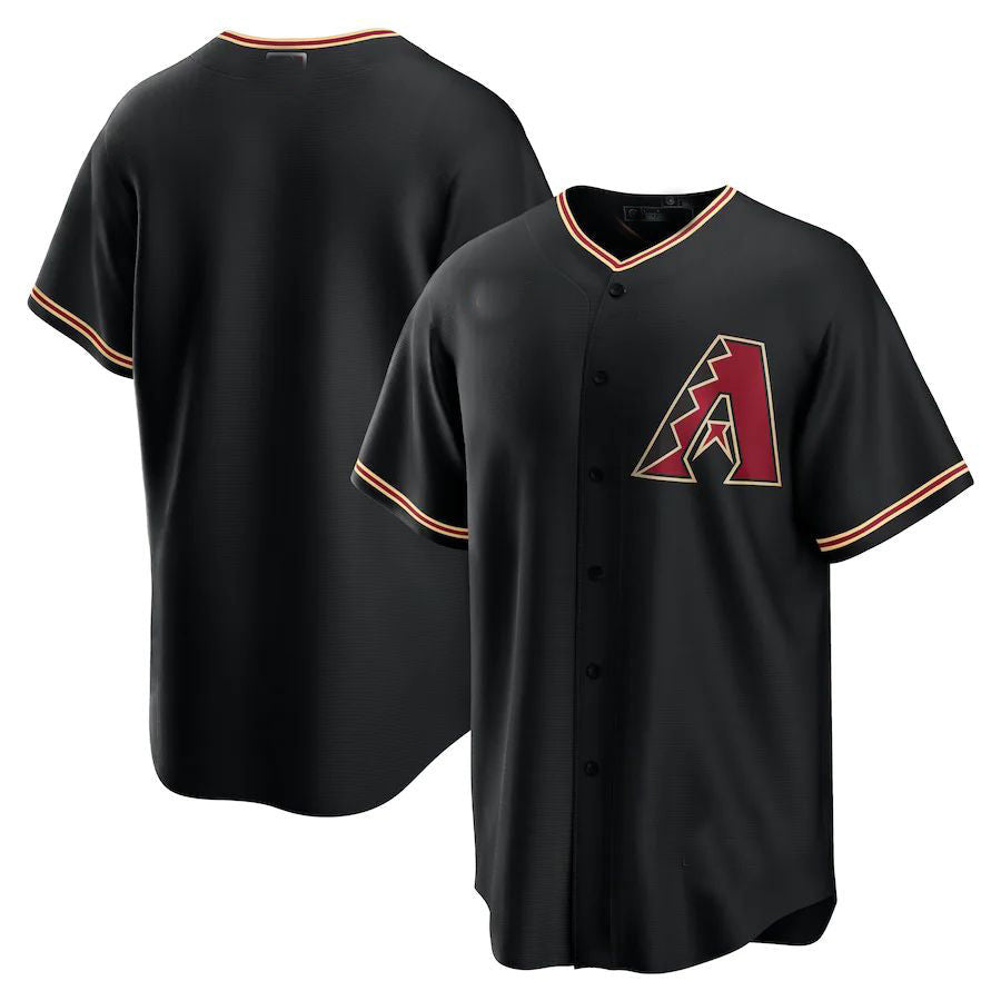 Arizona Diamondbacks Alternate Limited Stitches Baseball Jer Team Jersey - Black