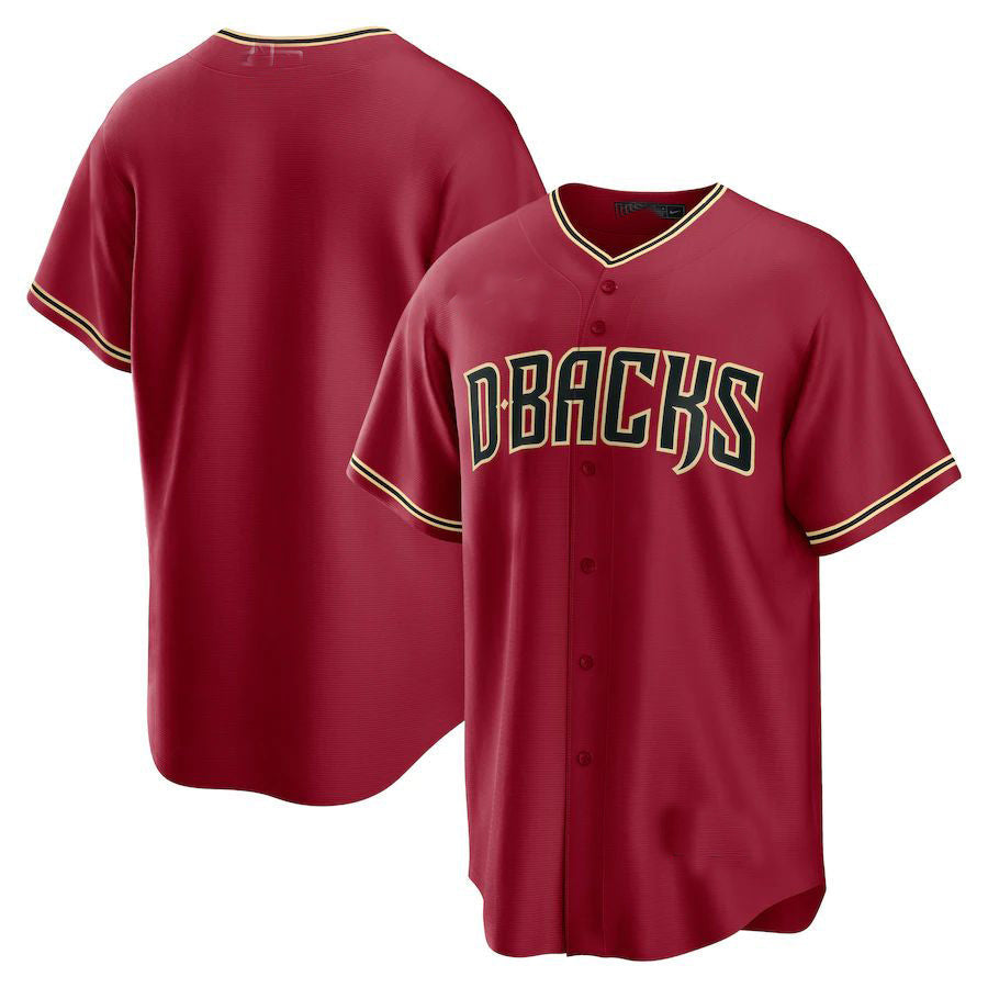 Arizona Diamondbacks Alternate Limited Stitches Baseball Jerse Team Jersey - Red