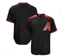 Arizona Diamondbacks Big & Tall Limited Stitches Baseball Je Team Jersey - Black