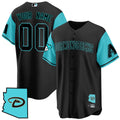 Black Alternate Arizona Diamondbacks Limited Custom Jersey