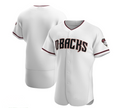 Arizona Diamondbacks Home Authentic Stitches Basebal Team Jersey - White Crimson