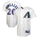 Luis Gonzalez #20 Arizona Diamondbacks Limited Throwback Jersey - White