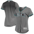 Arizona Diamondbacks Majestic Womens Road Limited Team Jersey - Gray
