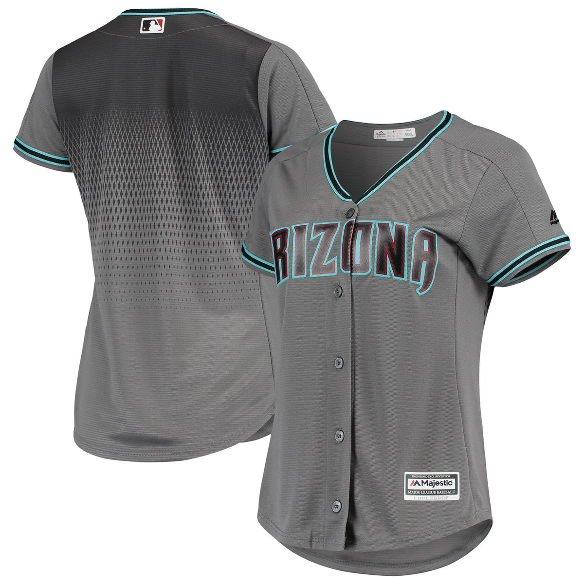 Arizona Diamondbacks Majestic Womens Road Limited Team Jersey - Gray