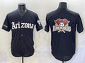 Gothic Desert Arizona Diamondbacks Team Big Logo ' Fang Edition' Vapor Prem Limited Jersey - Black