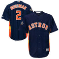 Alex Bregman #2 Houston Astros 2019 Cool Base World Series Bound Limited Baseball Jersey - Navy Blue