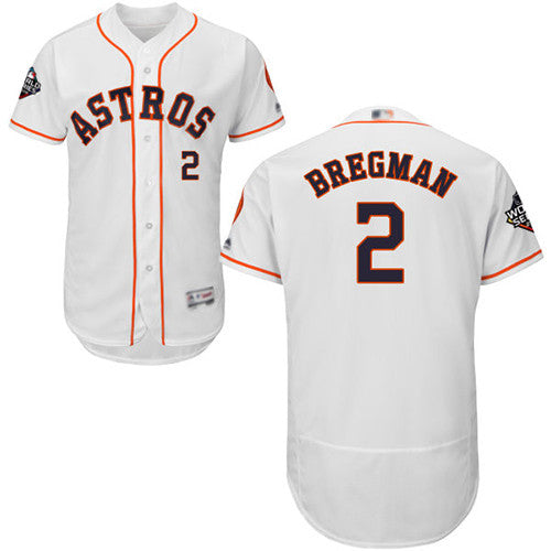 Alex Bregman #2 Houston Astros 2019 Flexbase Authentic World Series Bound Baseball Jersey - White