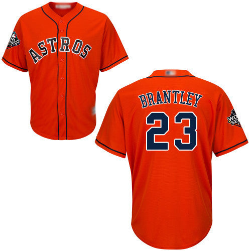 Michael Brantley #23 Houston Astros 2019 Cool Base World Series Bound Limited Baseball Jersey - Orange