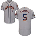 Jeff Bagwell #5 Houston Astros 2019 Flexbase Authentic World Series Bound Baseball Jersey - Grey
