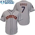 Craig Biggio #7 Houston Astros 2019 Cool Base World Series Bound Limited Baseball Jersey - Grey