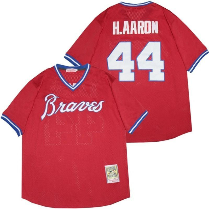 Hank Aaron #44 2020 Atlanta Brave Limited Jersey - Red