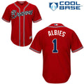 Ozzie Albies #1 Atlanta Braves Limited Cool Base Baseball Jersey - Red