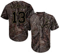 Ronald Acuna Jr #13 Atlanta Braves Realtree Limited Cool Base Jersey - Camo