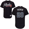 Preston Tucker #20 Atlanta Braves Flexbase Authentic Baseball Jersey - Navy Blue