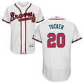 Preston Tucker #20 Atlanta Braves Flexbase Authentic Baseball Jersey - White