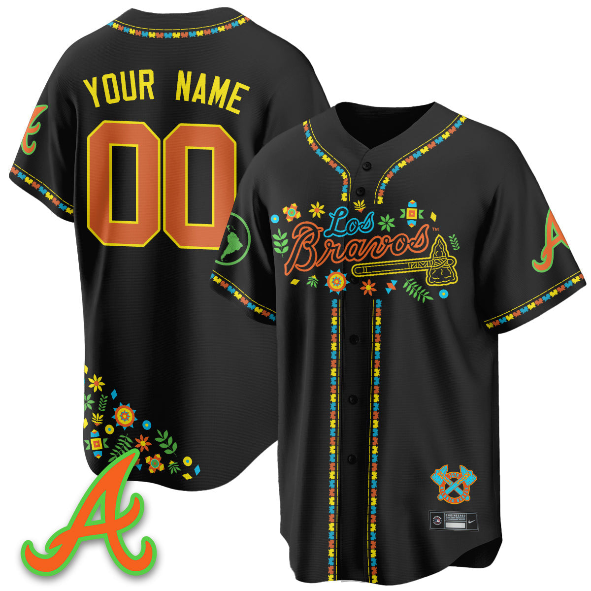 Atlanta Braves 2025 "Los Bravos" Limited Custom Jersey
