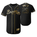 John Smoltz #29 Atlanta Braves 2019 Brandedition Black Gift Braves Fans Limited Jersey - Golden